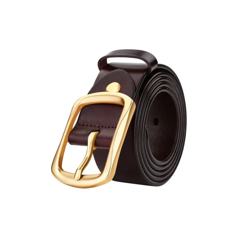 Cows Reign Top Grain Cow Leather Belts Men's Width 3.8cm-0
