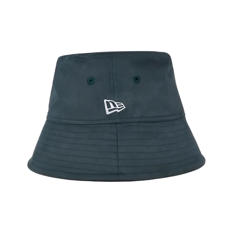 New Era Cotton Polyester Elastane Blend Bucket Hats Unisex Dark Green-2