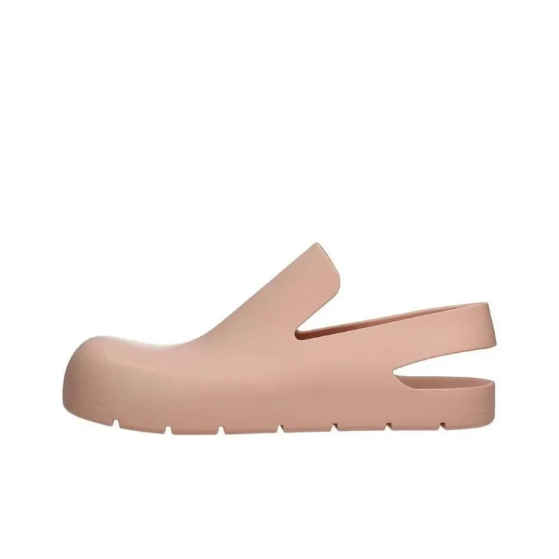 Bottega Veneta Open Heel Puddle Sandal Peach Pink Women's-0