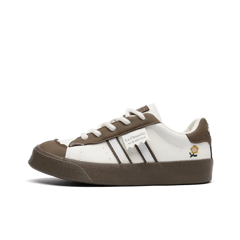 La Chapelle Wear-resistant And Lightweight Low-Top Skateboard Shoes Women's-10