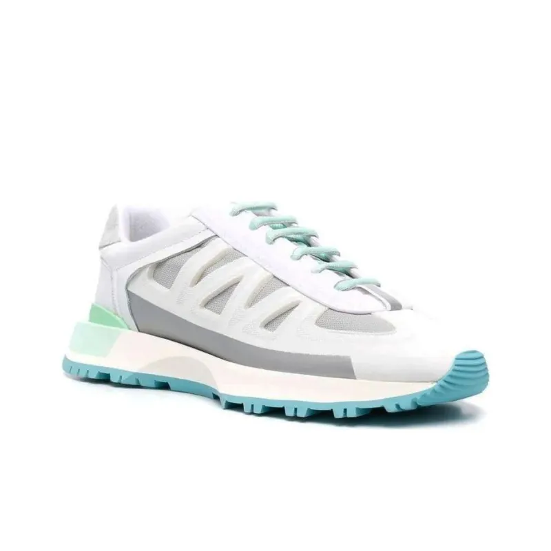 Maison Margiela Low Top Casual Shoes Men's Gray White-1