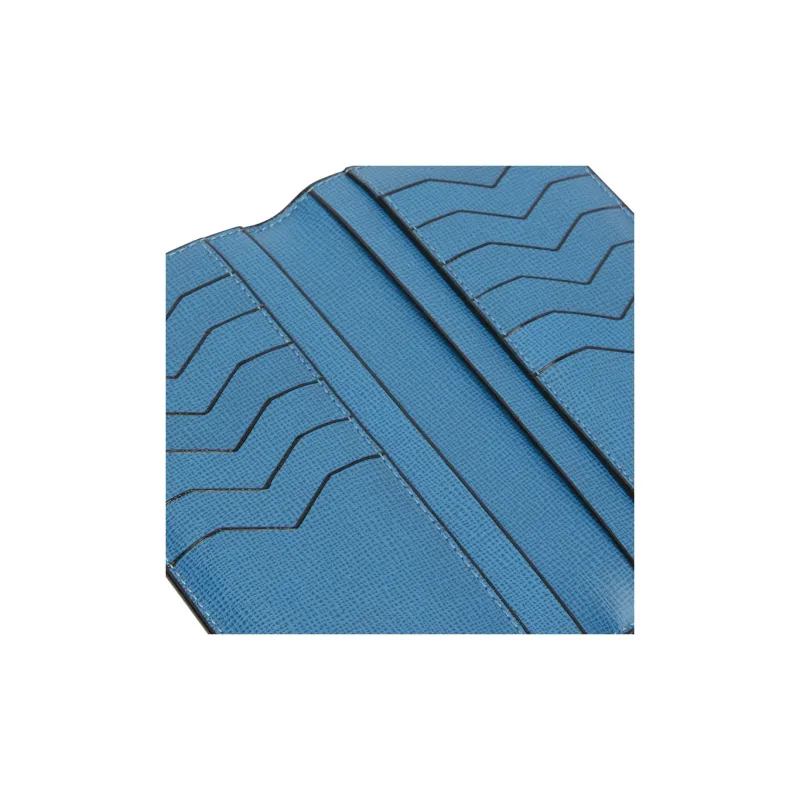 Valextra Calfskin Wallet Women's Cobalt Blue-2