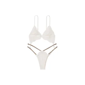 Victoria's Secret Bodysuits Women's Coconut White
