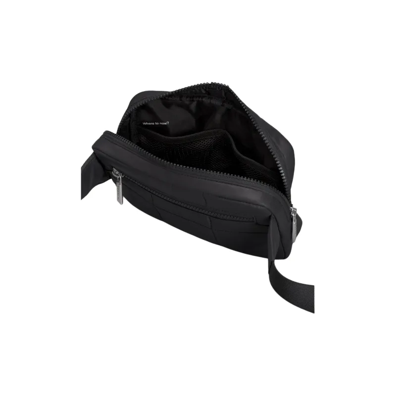 Lululemon Quilted Nylon Sling Bags One Shoulder Crossbody Fanny Pack Women's Black-3