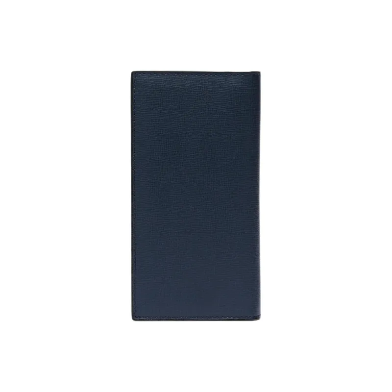 Valextra Calfskin Wallet Women's Dark Blue-1