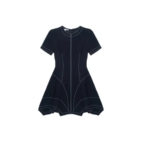 Stella McCartney Short-Sleeved Dresses Women's Marine Blue