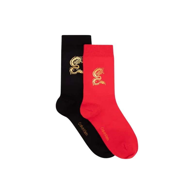 CALVIN KLEIN Mid Calf Socks Women's 2 Pack-1