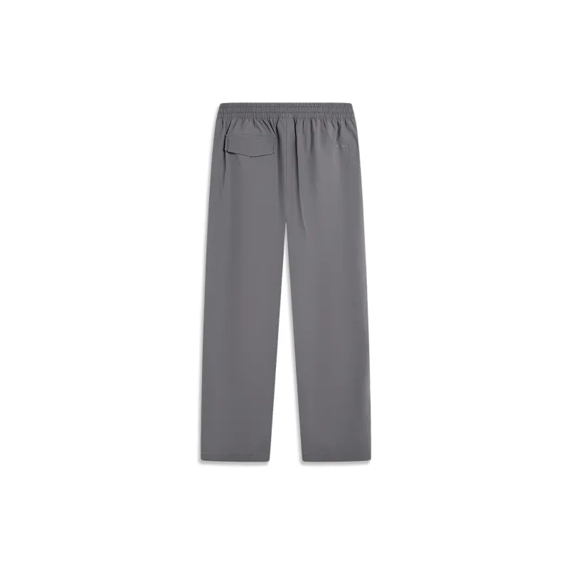 LiNing CF Knitted Sports Pants Women's Thunderstorm Gray-1