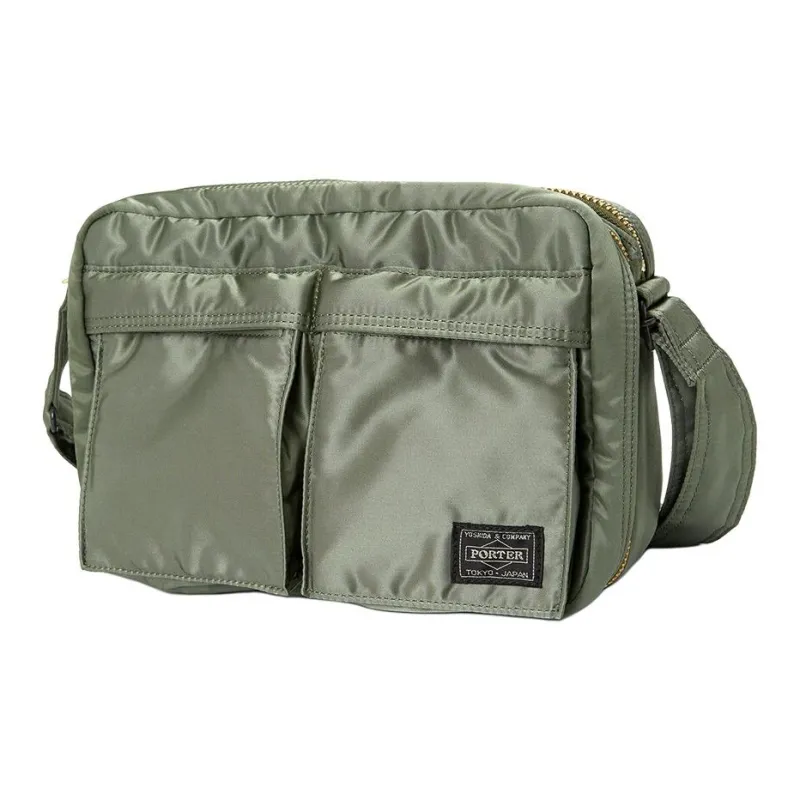 PORTER Nylon Crossbody Bag Shoulder Bag Men's Green-2