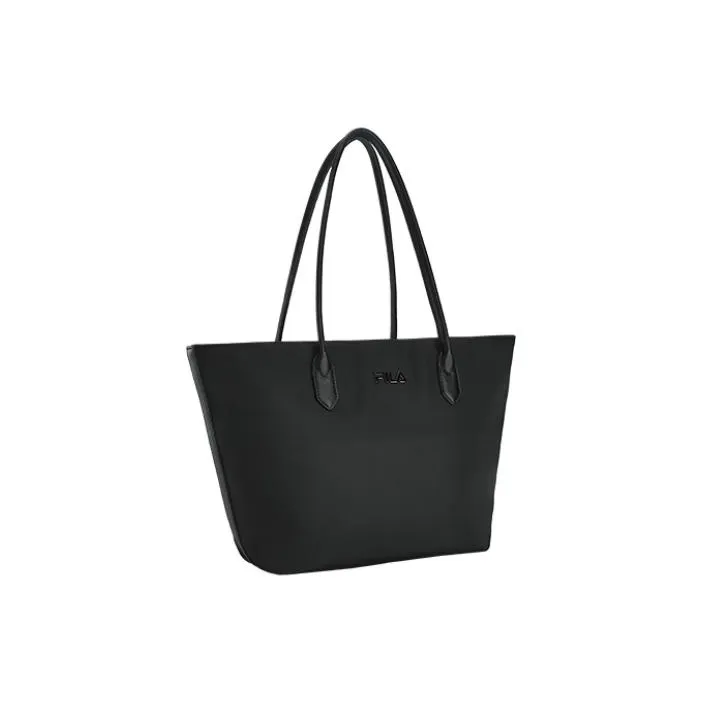 FILA Fabric Tote Bag Shopping Bag Shoulder Bag Handbag Extra Small Women's Jet Black-1