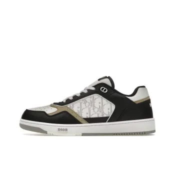 DIOR B27 Low Black White Beige Oblique Galaxy