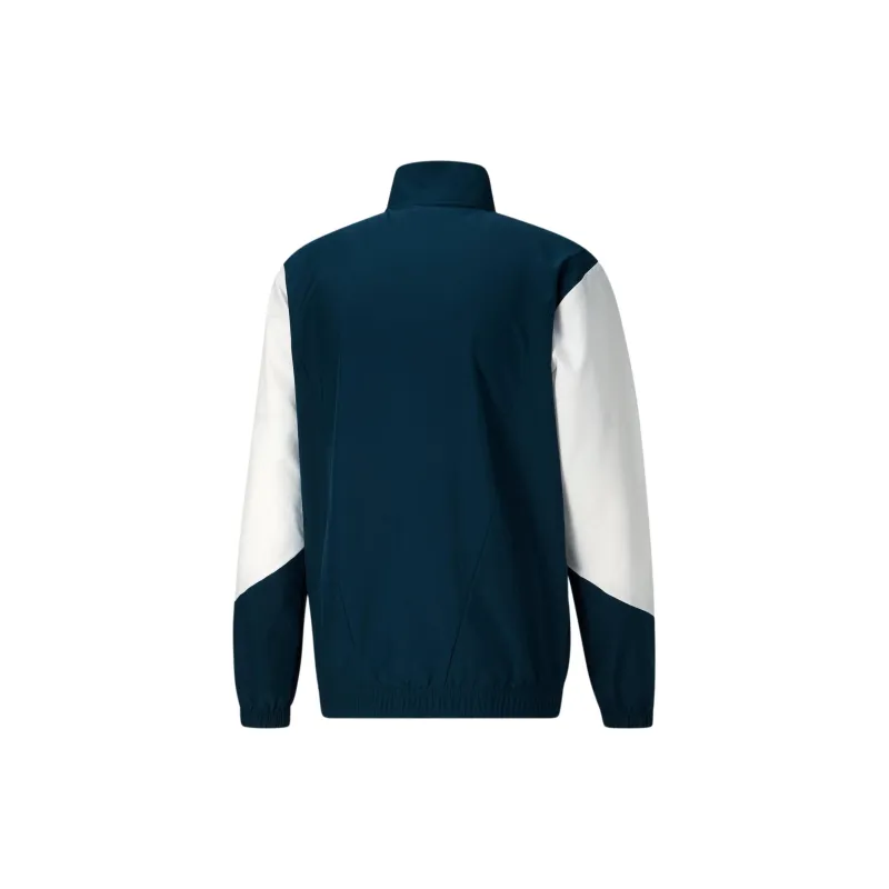 PUMA x FIRST MILE Collaboration Men's Woven Full-Zip Running Jacket Jackets Coats Men's Ocean Blue-1