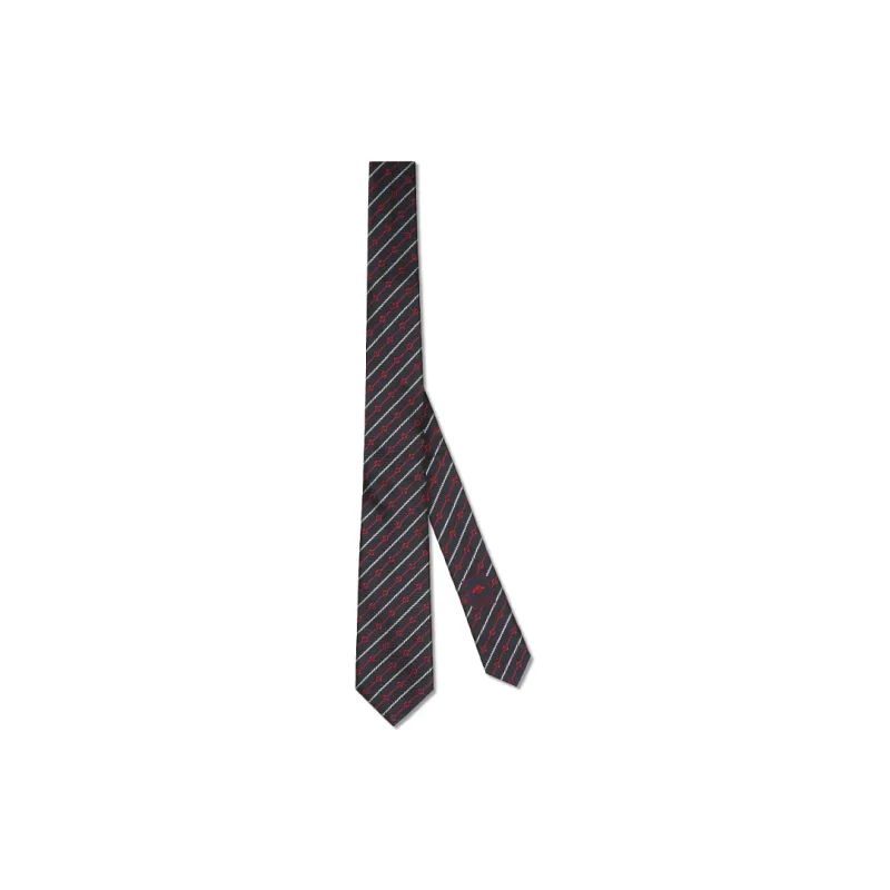 GUCCI Interlocking G Silk Tie-0