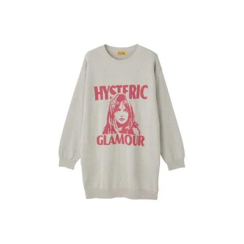 HYSTERIC GLAMOUR Long-Sleeved Dresses Women's Gray