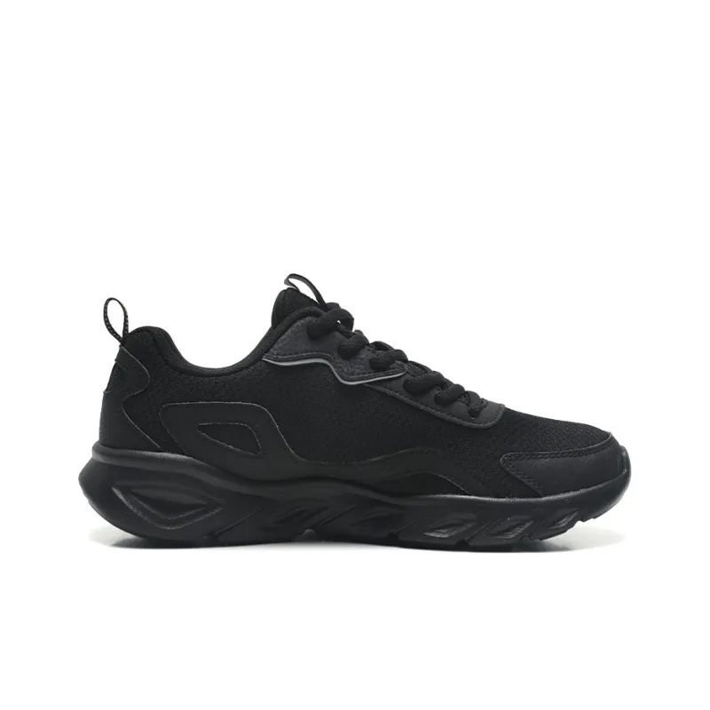 XTEP Slip Resistant Breathable Low Top Running Shoes Men's Black/Charcoal Gray-1