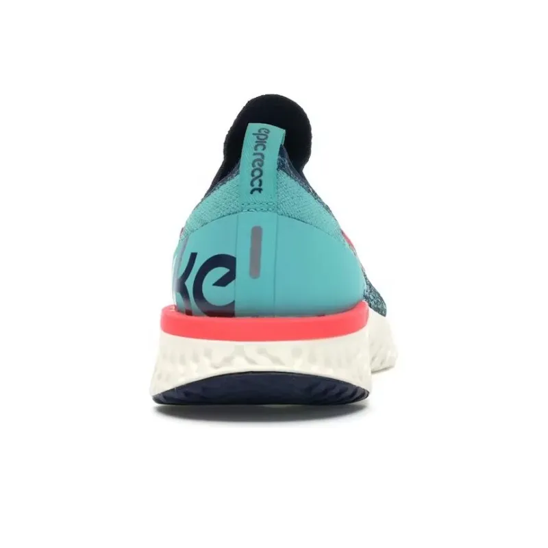 Nike Epic React Flyknit College Navy Hyper Jade-2