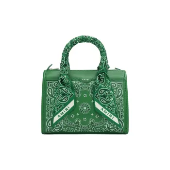 AMIRI Nappa Leather Shoulder Bag Crossbody Bag Handbags Mini Women's Green