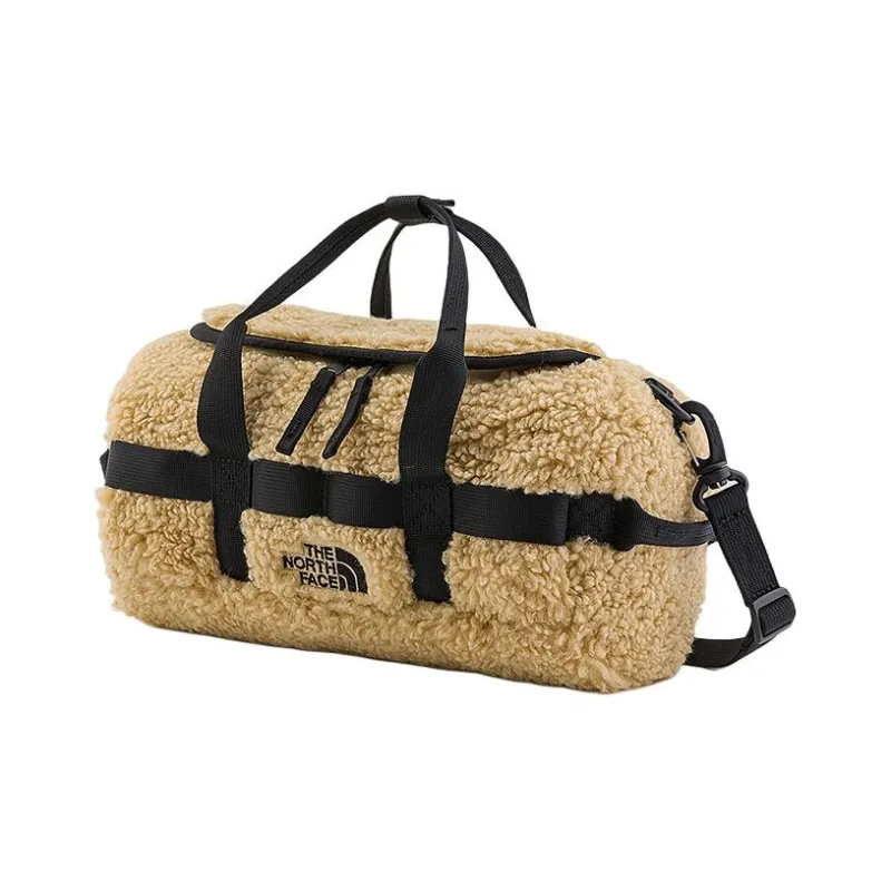 THE NORTH FACE 5.7L Outdoor Bags Faux Sherpa Khaki Unisex-1