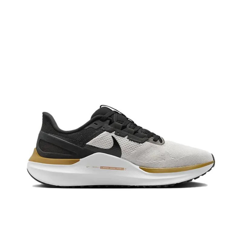 Nike Air Zoom Structure 25 'Grey Black Gold'-1