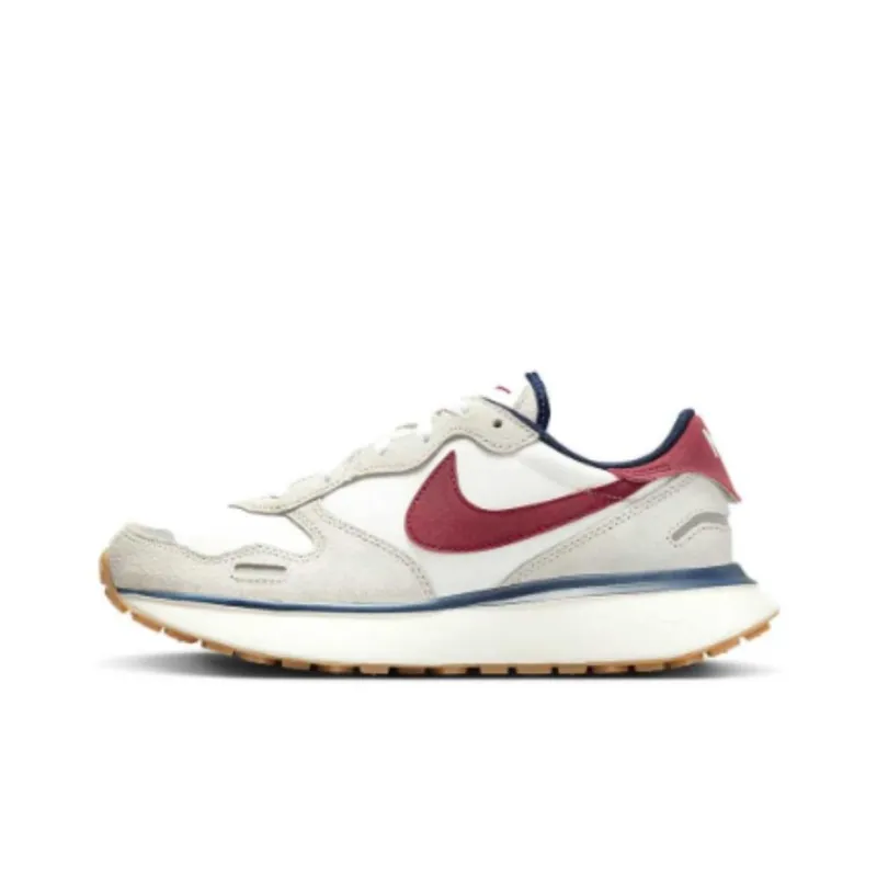 Nike Phoenix Waffle Light Bone Team Red Women's-0