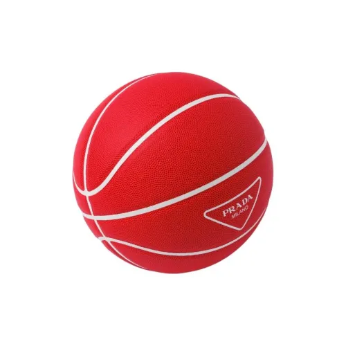 PRADA Rubber Basketball Red Size 7 Ball Training