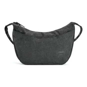 FILA FUSION Fabric Shoulder Bag Crossbody Bag Extra Small Unisex Washed Gray