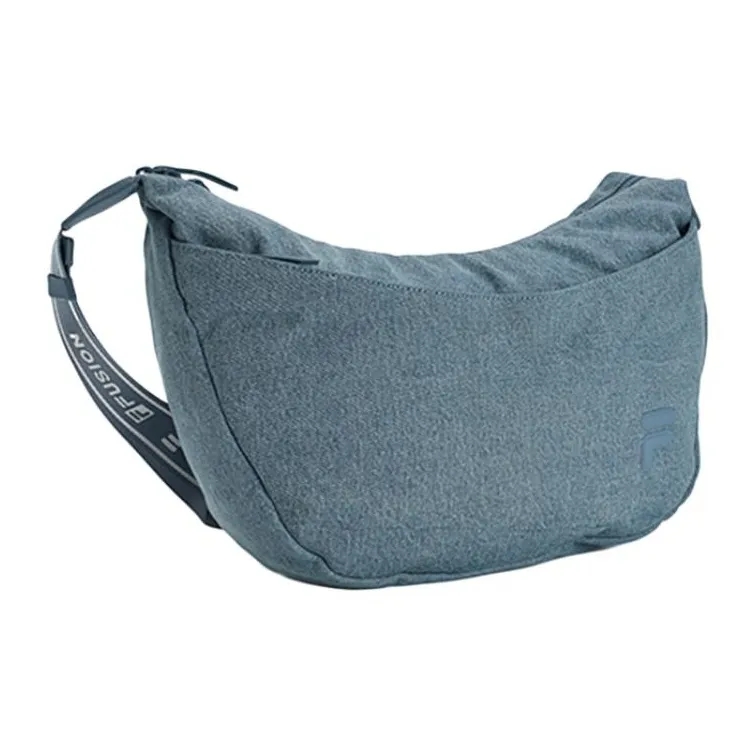 FILA FUSION Fabric Shoulder Bag, Crossbody Bag Extra Small Unisex Denim Blue-2