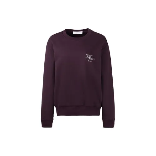 Abigthanks Sweatshirts Women's Dark Purple