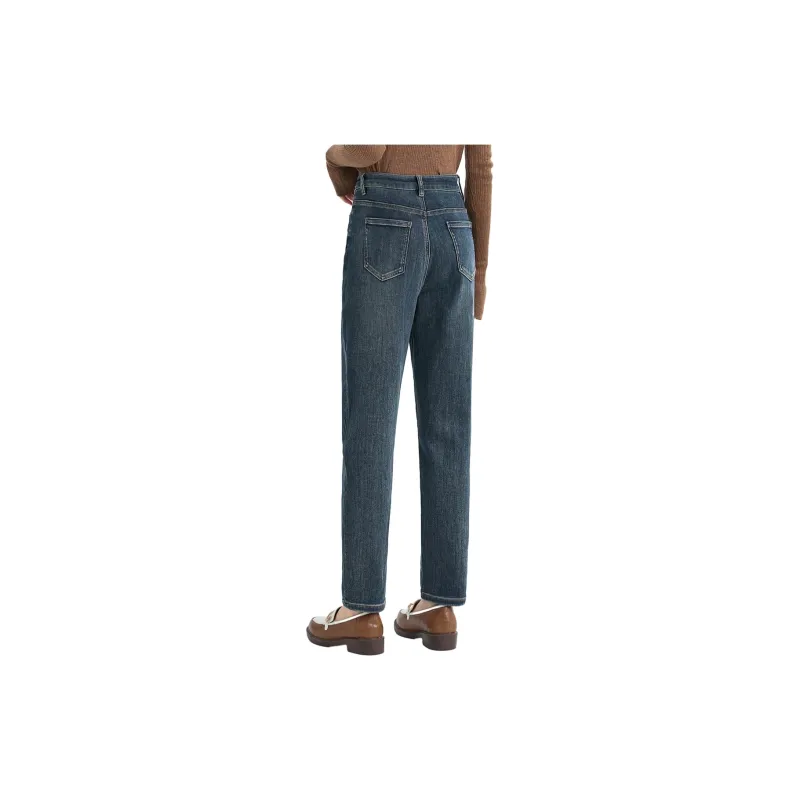 SMEN Jeans Women's Dark Blue-1