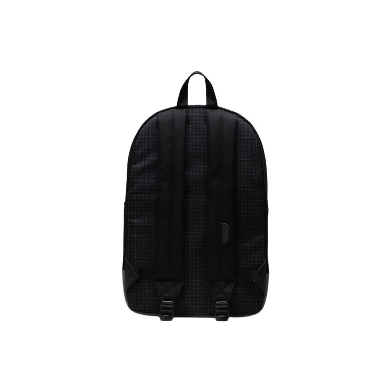 Herschel Polyester Laptop Backpack Large Size Unisex Black-4