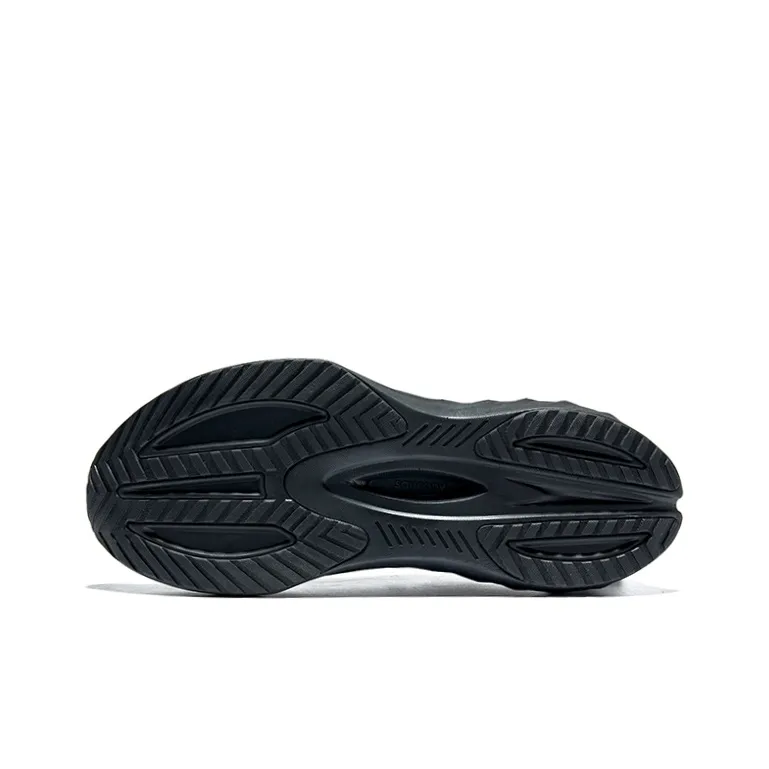 Saucony TIDE 2 Cushioning, Breathable, Supportive Low Top Running Shoes Unisex Black-4