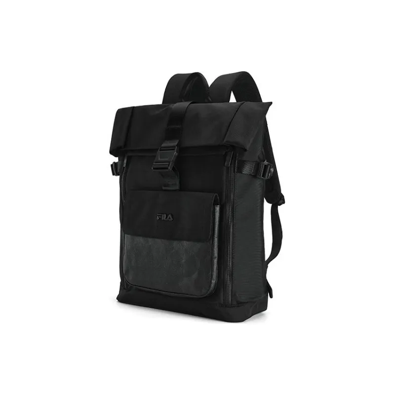 FILA Fabric Backpack Men's Jet Black-1