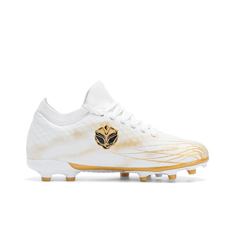 FACTORIAL Soccer Shoes Unisex White Gold-1