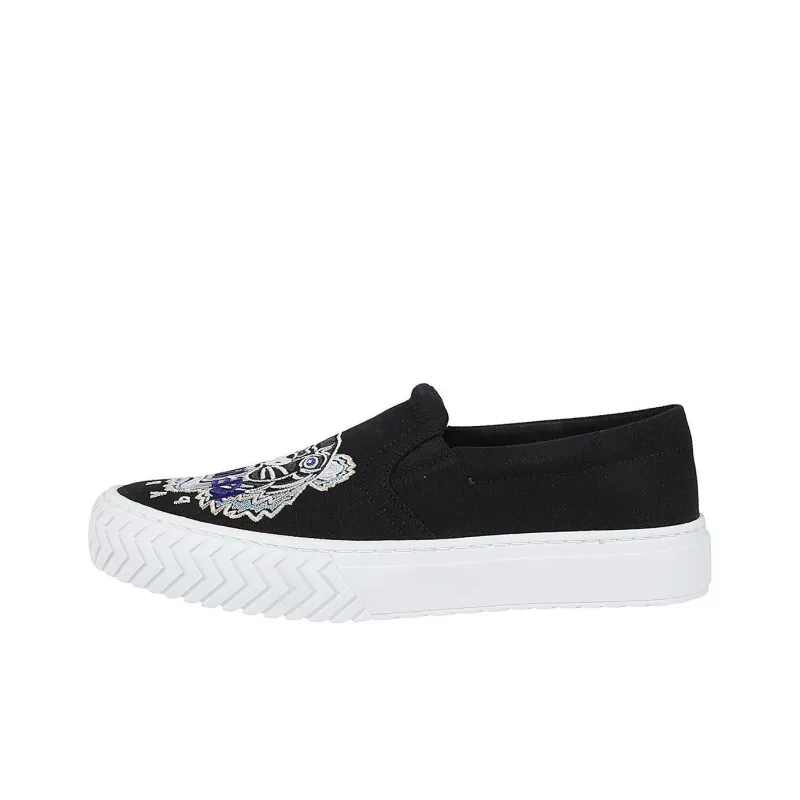 KENZO Takumi Takada Low Top Stylish Skateboarding Shoes Men's White Black-0