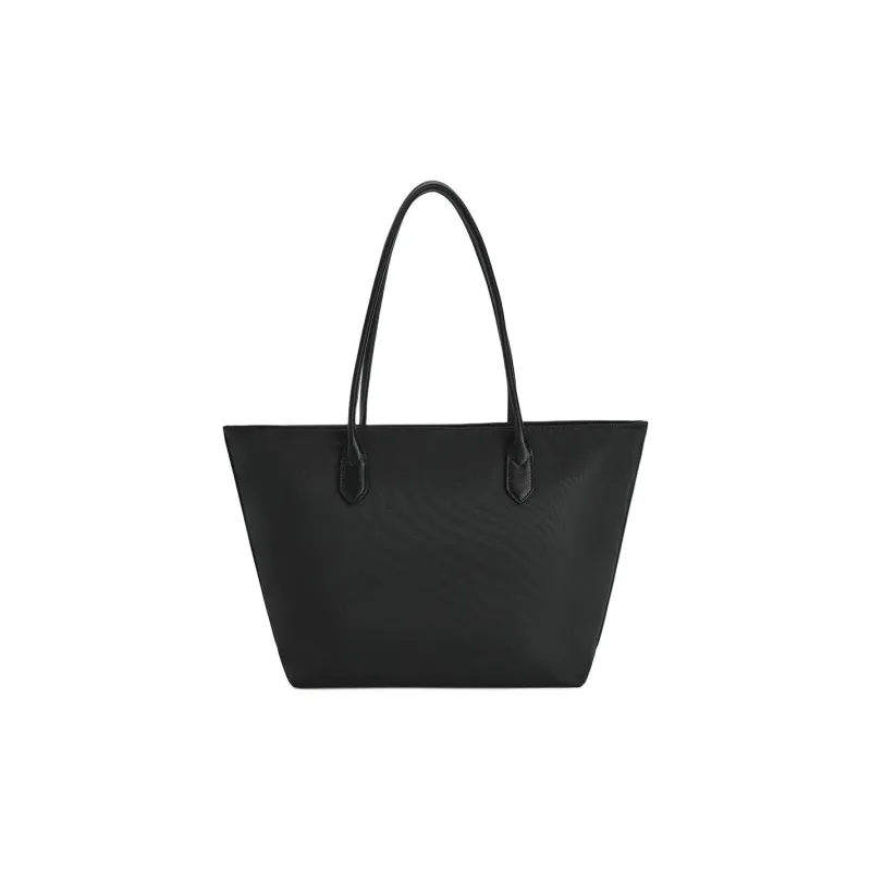 FILA Fabric Tote Bag Shopping Bag Shoulder Bag Handbag Extra Small Women's Jet Black-3