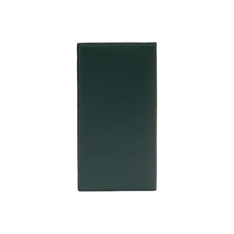 Valextra Calfskin Wallet Women's Dark Green-1