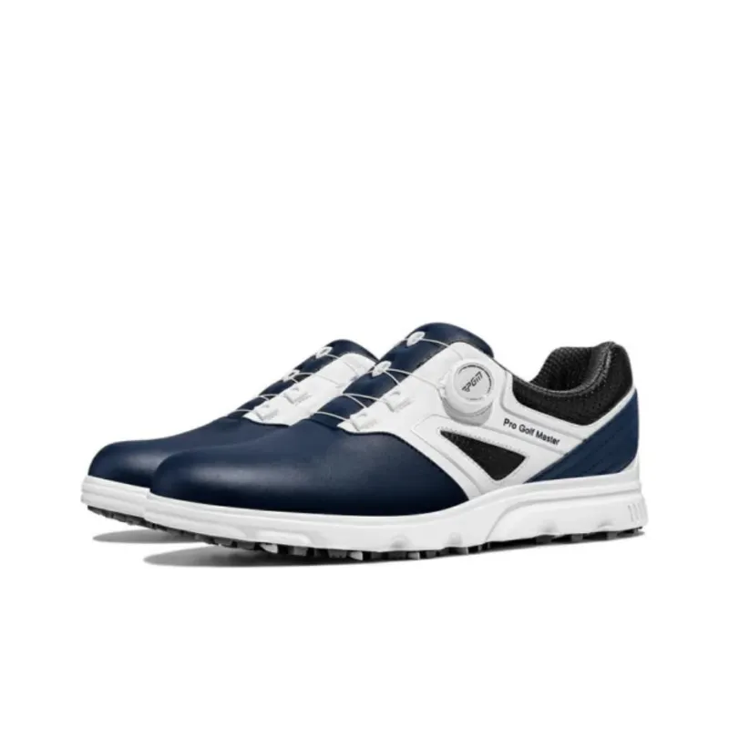 PGM Slip Resistant Low Top Golf Shoes Men's Navy Blue-1