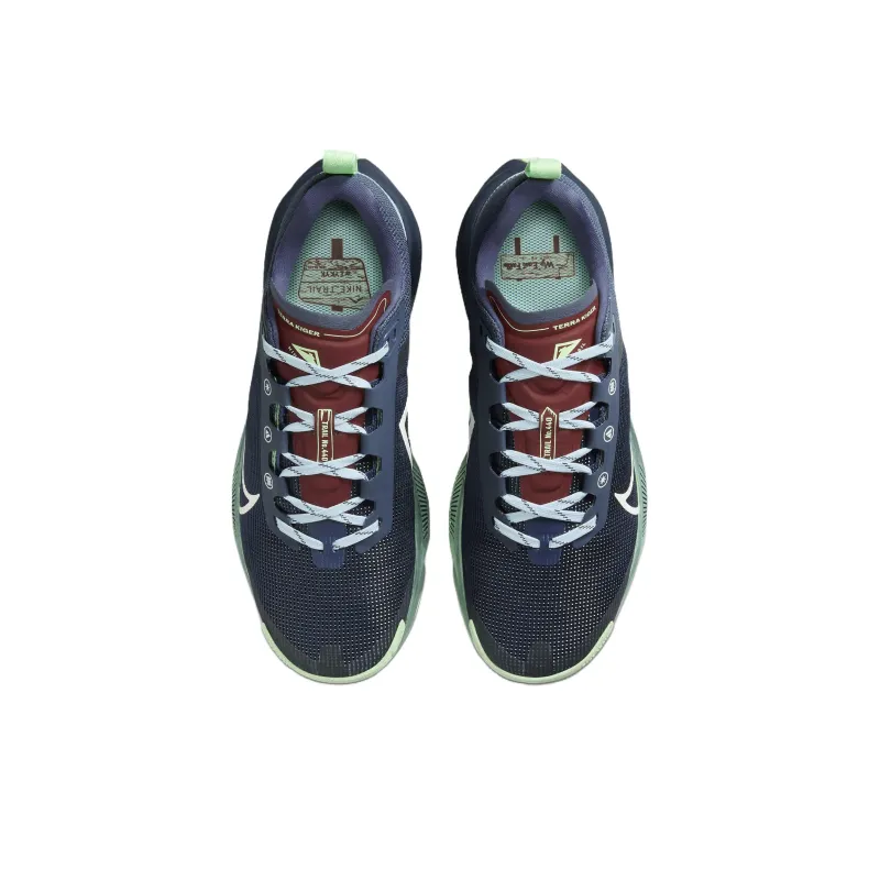 Nike React Terra Kiger 9 Thunder Blue Vapor Green Light Armory Blue Summit White Women's-3