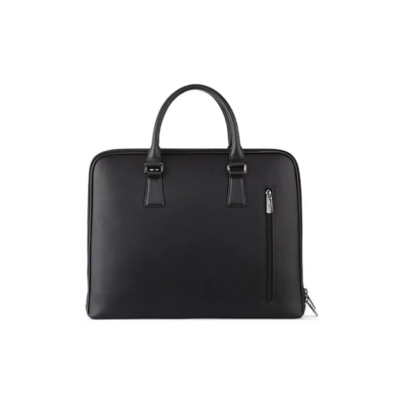 SAMSONITE PU Briefcase Laptop Bag Handbag Men's Black-4