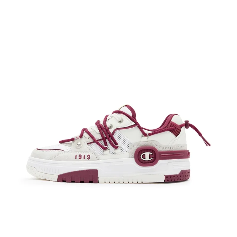 Champion Bumper V1 Headphone Shoes Low Top Skateboard Shoes Men's Dark Red-0