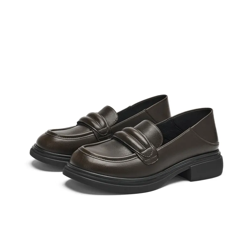 GEMEIQ Loafers Women's Black/Ecru/Burgundy-5