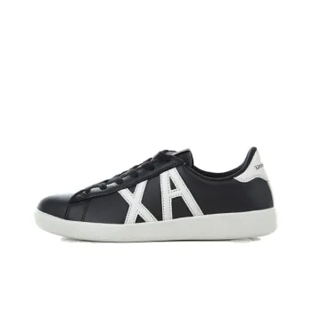 ARMANI EXCHANGE Low-Top Skateboard Shoes Men's Navy