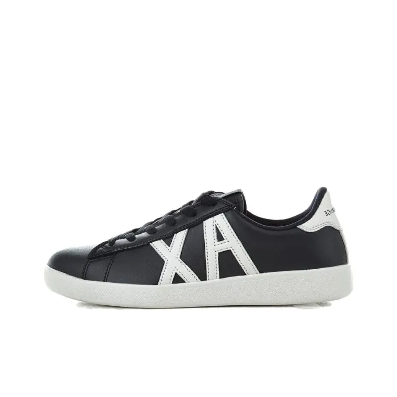 ARMANI EXCHANGE Low-Top Skateboard Shoes Men's Navy-0