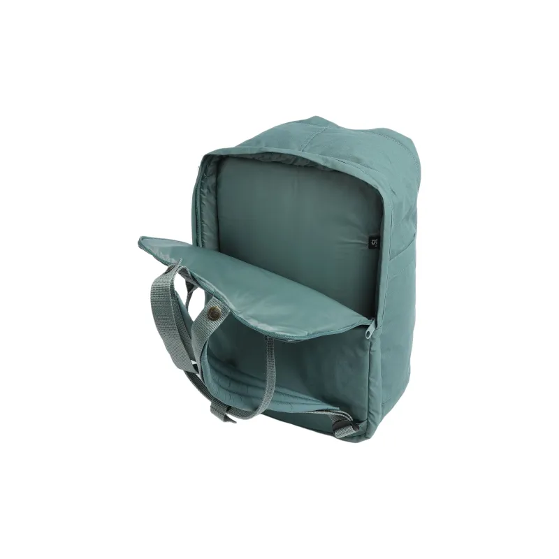 Fjallraven Kanken Synthetic Fiber Backpack Regular Unisex Frost Green-3