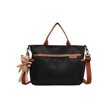 Duoluplo Doron Paul Oxford One Shoulder Handbag Women's Black/Ecru/Coffee/Khaki