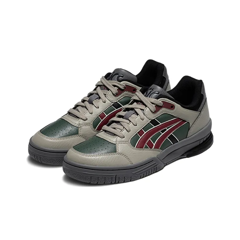Asics Gel Spotlyte Low 'Dark Green Burgundy'-2