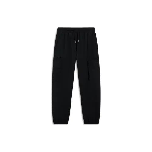 LINING Sports Life Collection Knitted Sweatpants Unisex Black