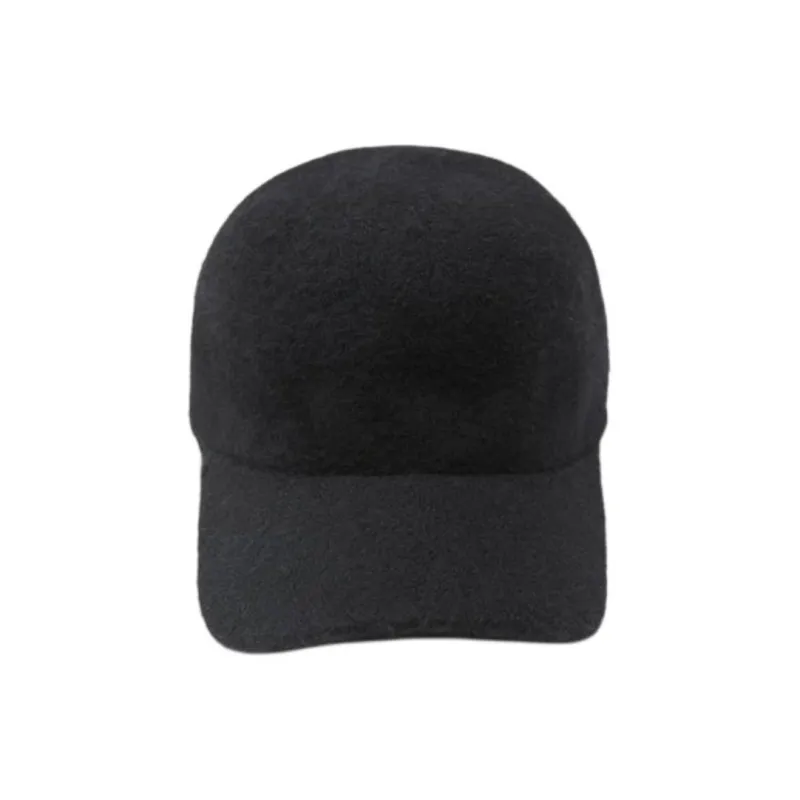 ZARA Wool Polyester Baseball Caps Unisex Black-0