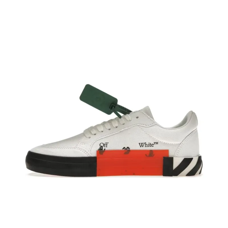 OFF WHITE Low Vulcanized Canvas White Blue-0