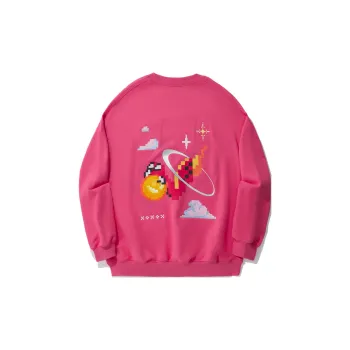 LiNing Sweatshirt Men's Plum Blossom Red